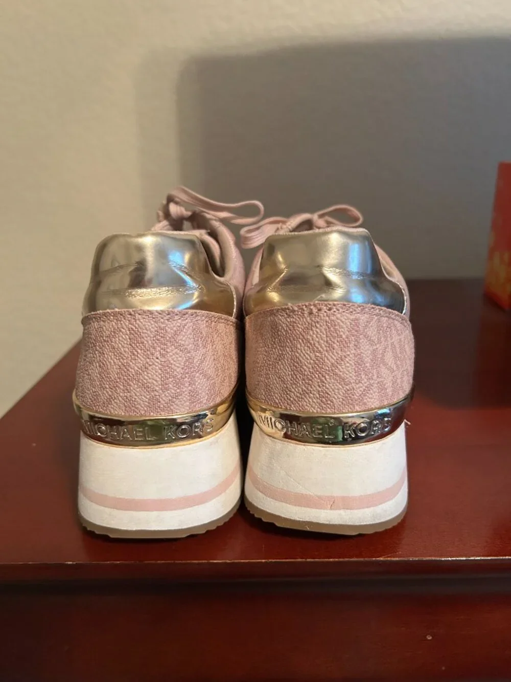 Michael Kors Monique Trainer Sneakers - Pale Pink - Size 11M
